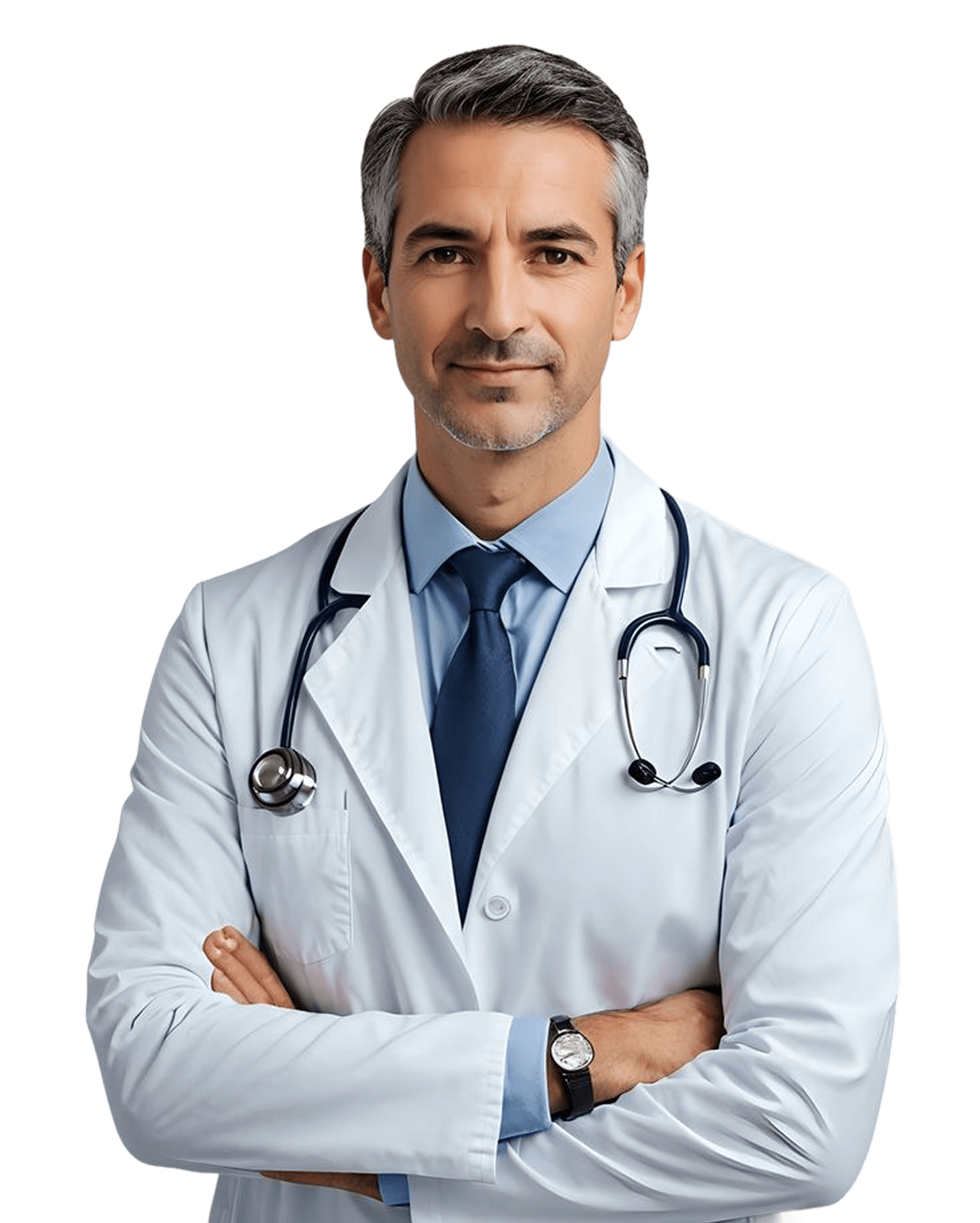 پزشک کلینیک در حال آماده‌سازی نوبت بیمار